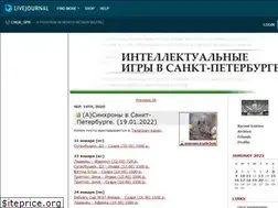 Sites similar to chgk-spb.livejournal.com