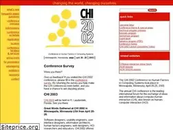 Sites similar to chi2002.org