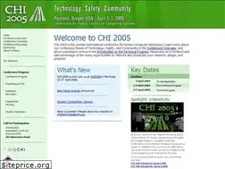 Sites similar to chi2005.org