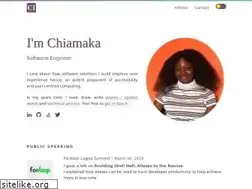 Sites similar to chiamakaikeanyi.dev