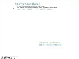 Sites similar to chiavarichairrentals.org