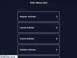 Sites similar to chic-deco.com