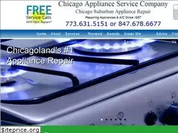 Sites similar to chicagoappliance.net