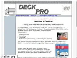 Sites similar to chicagodeckpro.com