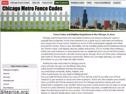Sites similar to chicagofencecodes.com