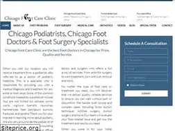 Sites similar to chicagofootcareclinic.com