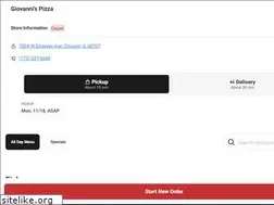 Sites similar to chicagogiovannispizza.com