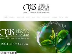 Sites similar to chicagomastersingers.org