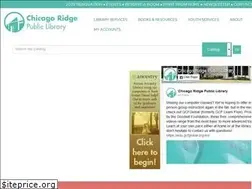 Sites similar to chicagoridgelibrary.org