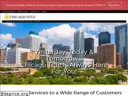 Sites similar to chicagotitlehouston.com