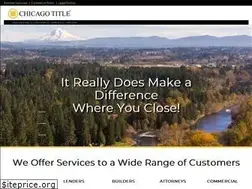 Sites similar to chicagotitleoregon.com