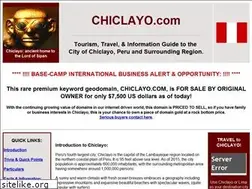 Sites similar to chiclayo.com