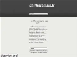 Sites similar to chiffreromain.fr