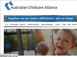 Sites similar to childcarealliance.org.au