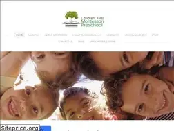 Sites similar to childrenfirstmontessorischool.com