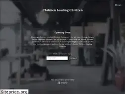 Sites similar to childrenleadingchildren.com