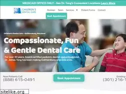 childrensdentalcaremd.com