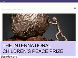 Sites similar to childrenspeaceprize.org
