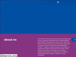 Sites similar to childrensweek.org.au