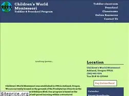 Sites similar to childrensworldmontessori.com