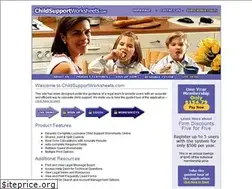 Sites similar to childsupportworksheets.com