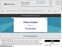 Sites similar to chilsonsubaru.com