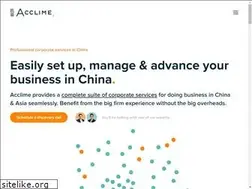 Sites similar to china.acclime.com