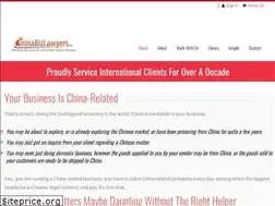 Sites similar to chinabizlawyers.com