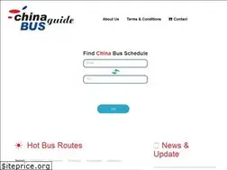 Sites similar to chinabusguide.com