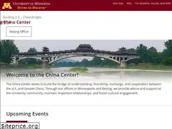 Sites similar to chinacenter.umn.edu