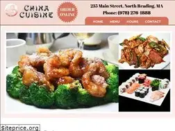 Sites similar to chinacuisinerestaurant.com