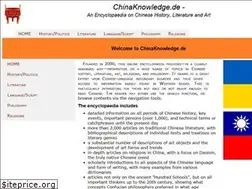 Sites similar to chinaknowledge.de