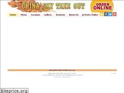 Sites similar to chinaskytakeout.com