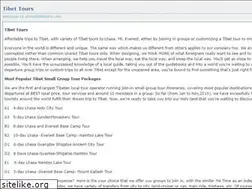 Sites similar to chinatibettours.com