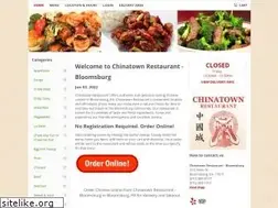 Sites similar to chinatownbloomsburg.com