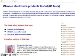 Sites similar to chinese-electronics-products-tested.blogspot.com