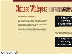 Sites similar to chinese-whispers.org