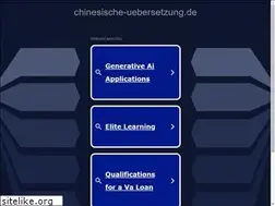 Sites similar to chinesische-uebersetzung.de