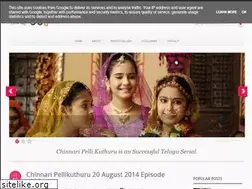 Sites similar to chinnaripellikuthuruserialepisodes.blogspot.com