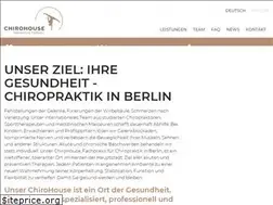 Sites similar to chirohouse.de