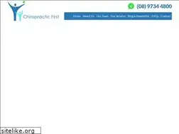 Sites similar to chiropracticfirst.com.au