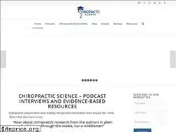 Sites similar to chiropracticscience.com