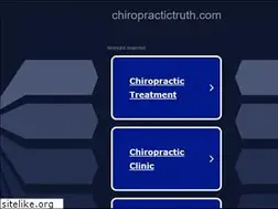 Sites similar to chiropractictruth.com