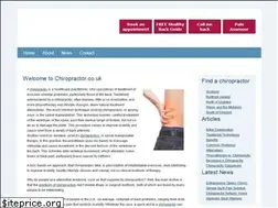 Sites similar to chiropractor.co.uk