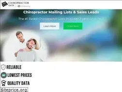 Sites similar to chiropractordata.com