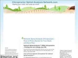 Sites similar to chiropractorspinalanalysisnetwork.com