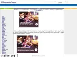 Sites similar to chiropractortoday.com
