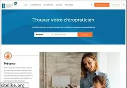 Sites similar to chiropratique.com