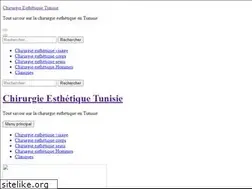 Sites similar to chirurgie-esthetique-tunisie.info