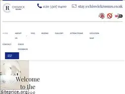Sites similar to chiswickrooms.co.uk